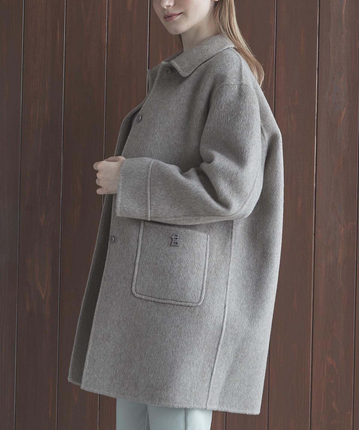 美品✨ PICONE ピッコーネ　ジャケット　カーディガン　羽織り　襟　ボーダー 2025FW NEW ARRIVAL -STUDIO PICONE-