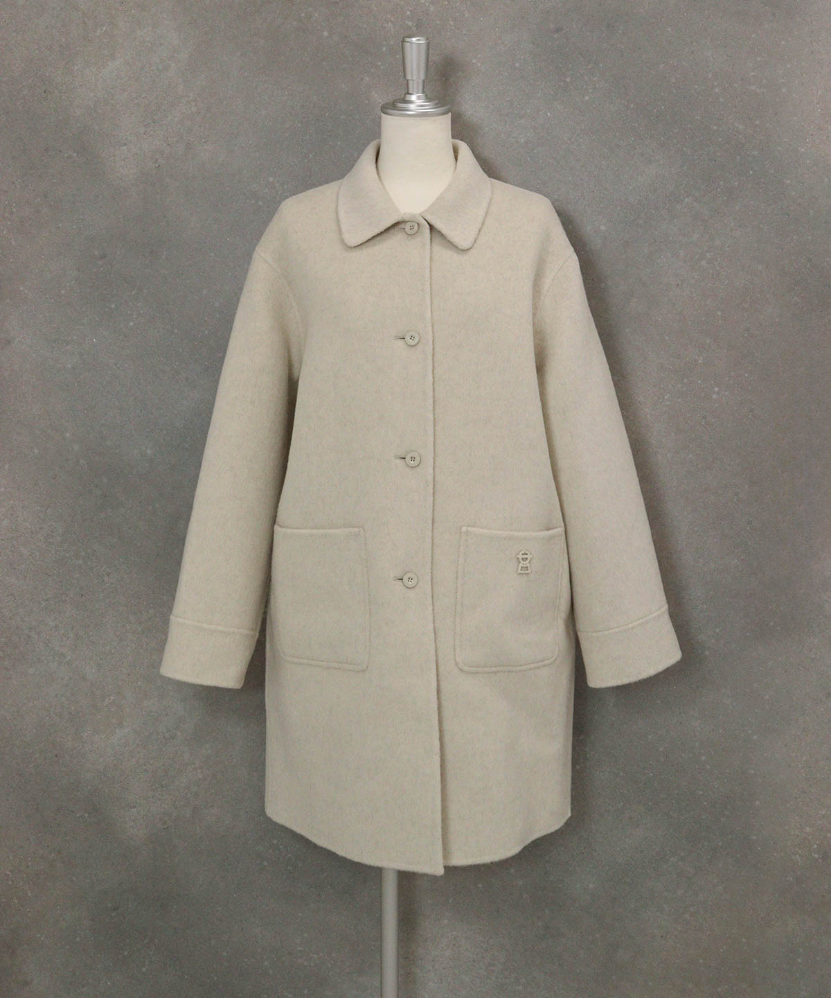 美品✨ PICONE ピッコーネ　ジャケット　カーディガン　羽織り　襟　ボーダー 31cd012-07831-01b.jpg