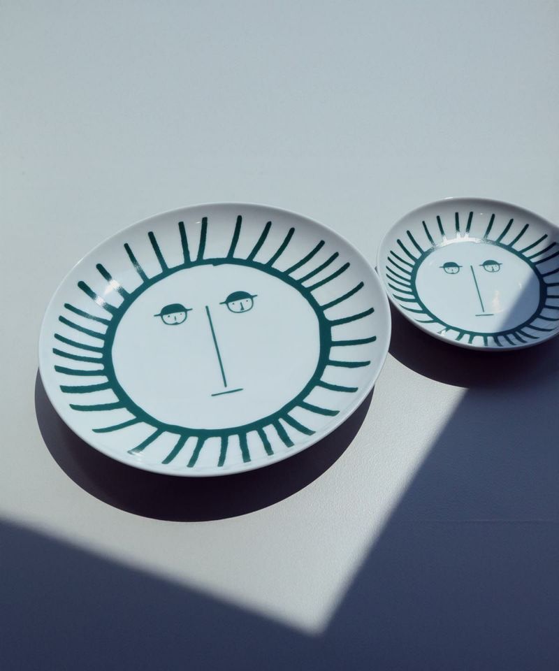 中皿＆小皿（グリーン）