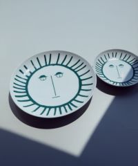中皿＆小皿（グリーン）