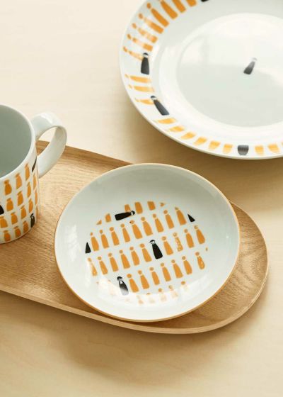 【波佐見焼】小皿(15㎝)アルチビオシルエット