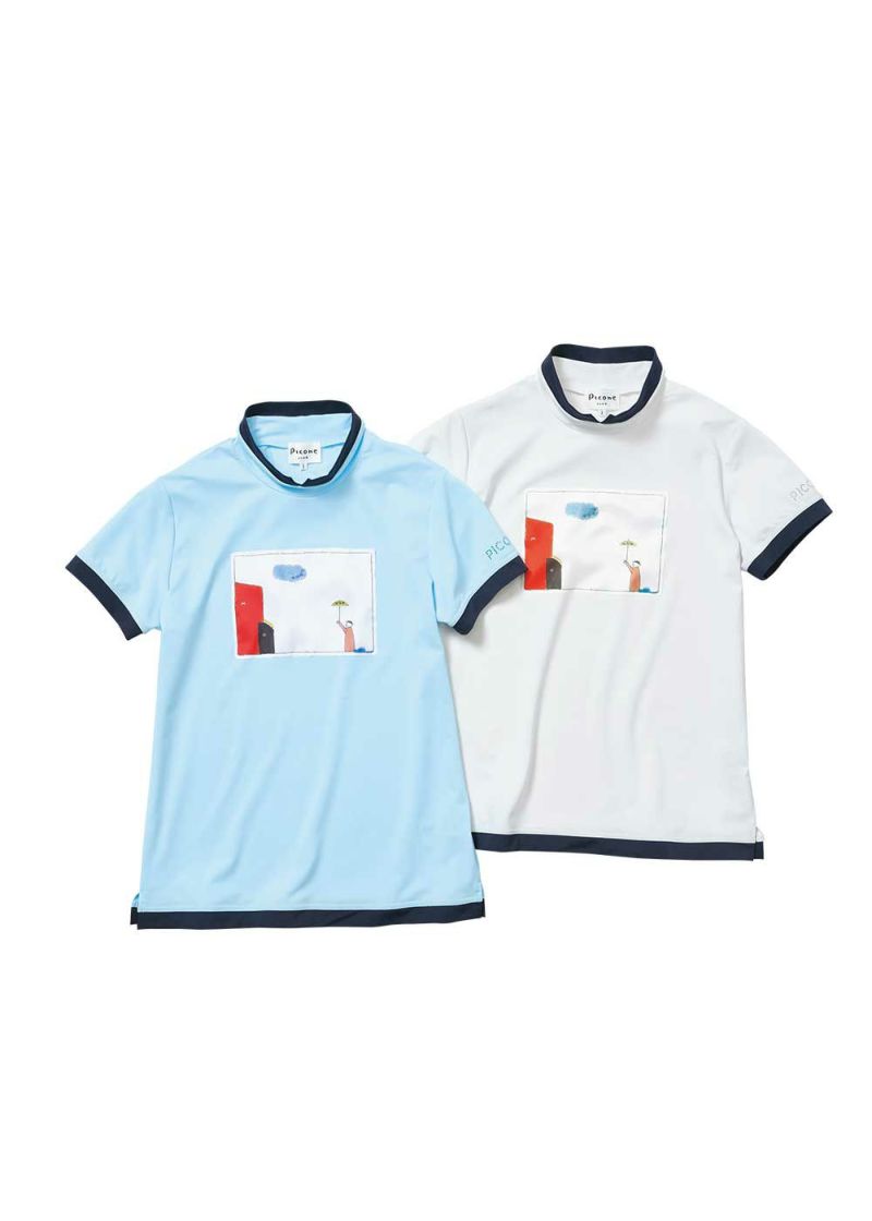 piconeclub-ピッコーネクラブ-C059307 ハイネックTシャツ