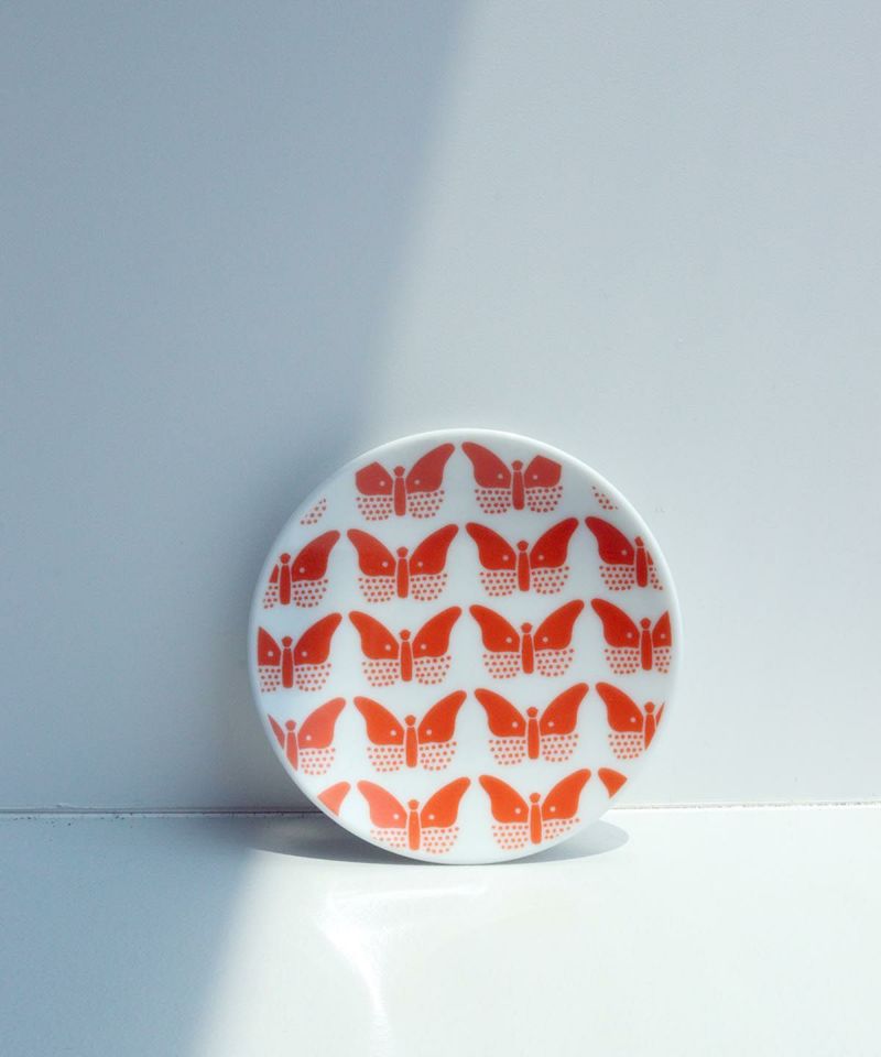 9cm MINI PLATE HASAMIYAKI-BUTTERFLY-（オレンジ）