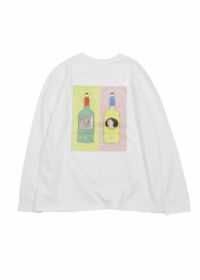 ロングＴシャツ S110701後（ホワイト）