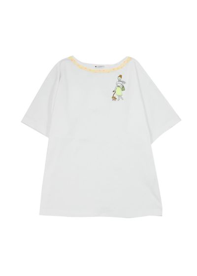 サマーセール スタジオピッコーネ　Roma 白いTシャツ サイズ42 サマーセール スタジオピッコーネ Roma 白いTシャツ サイズ42