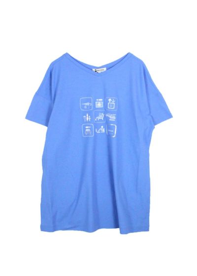 コットン100％冷感刺繍Tシャツ|スタジオピッコーネ-アウトレット