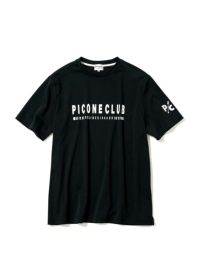 PICONE 半袖Tシャツ サイズM ホワイト ピッコーネの半袖Tシャツ ホワイト 前面プリント 小さめのM