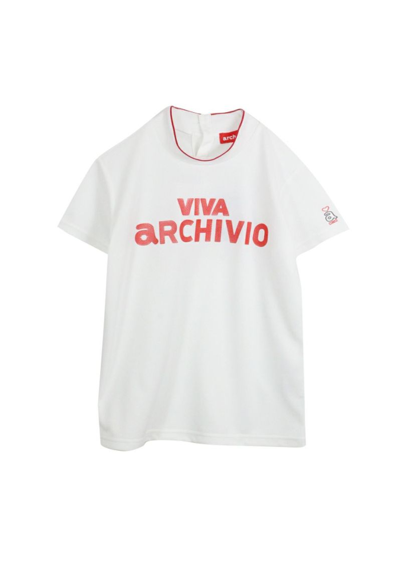 【新品】アルチビオ　半袖モックネックシャツ　Mサイズ　ピンク