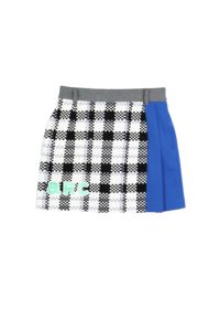 コットン混チェック切替スカート|アルチビオ-アウトレット
