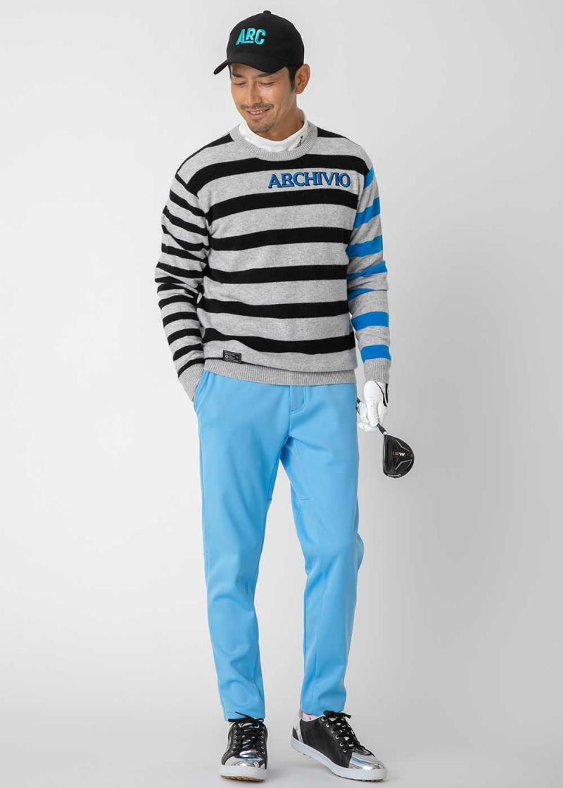 archivio セーター ニット 「MENS」長袖プルオーバー カシミヤ