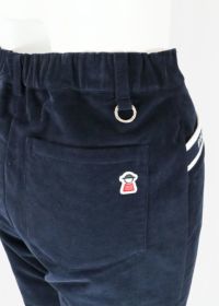 【美品】ピッコーネクラブ　秋冬ストレッチパンツ 黒　刺繍ロゴ付き38(M）サイズ アウトレット ショップ 通販スポーツ - 【美品】ピッコーネ
