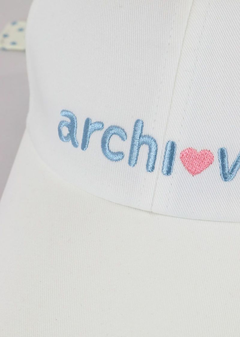 archivio-アルチビオ-リボン付きキャップ