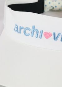 archivio-アルチビオ-リボン付きサンバイザー