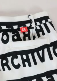 買い誠実 ロゴボーダー柄ショートパンツ|アルチビオ-アウトレット レディースウェア