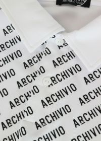 ARCHIVIO アルチビオ ポロシャツ バックプリント メンズ サイズ50 白 メンズ】吸水速乾半袖ポロシャツ|アルチビオ-アウトレット