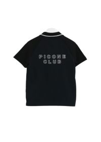 PICONE CLUB ポロシャツ 半袖 紺 大きめサイズ 50 美品 ピッコーネクラブ ブラウス - 30代・40代・50代・60代からの