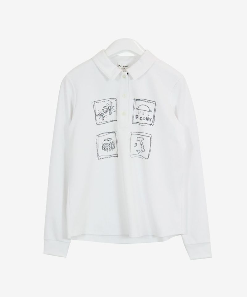 UV長袖ポロシャツ|ピッコーネクラブ - ゴルフウェアや婦人服通販
