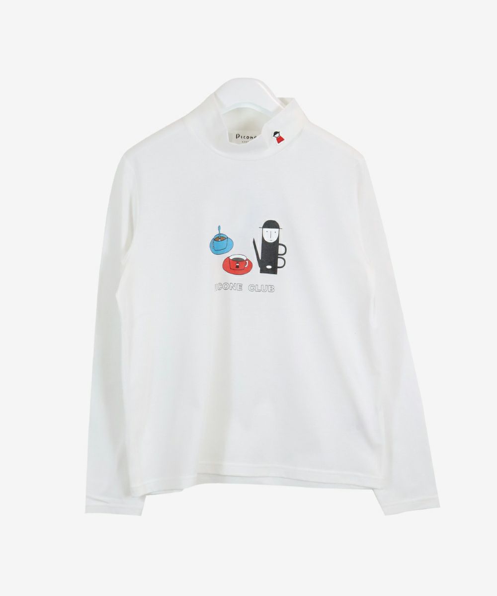 PICONE ホワイト 長袖Tシャツ サイズL 50%OFF 