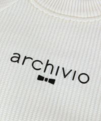 archivio-アルチビオ-長袖ニットハイネックプルオーバー