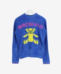 ベロアモール長袖ニットプルオーバー|アルチビオ-アウトレット