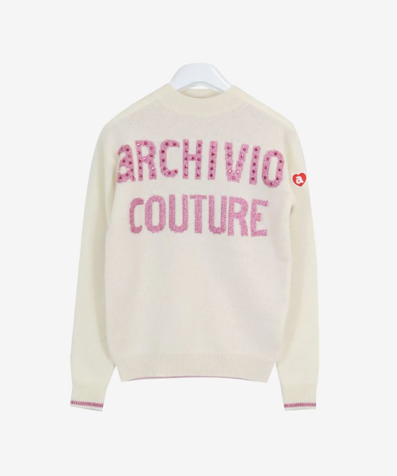 archivio-アルチビオ- 長袖ニットプルオーバー