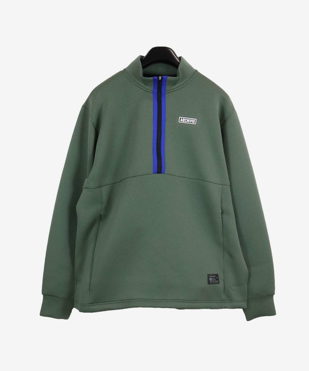 メンズ】 バックロゴハーフジップ長袖プルオーバー|アルチビオ 