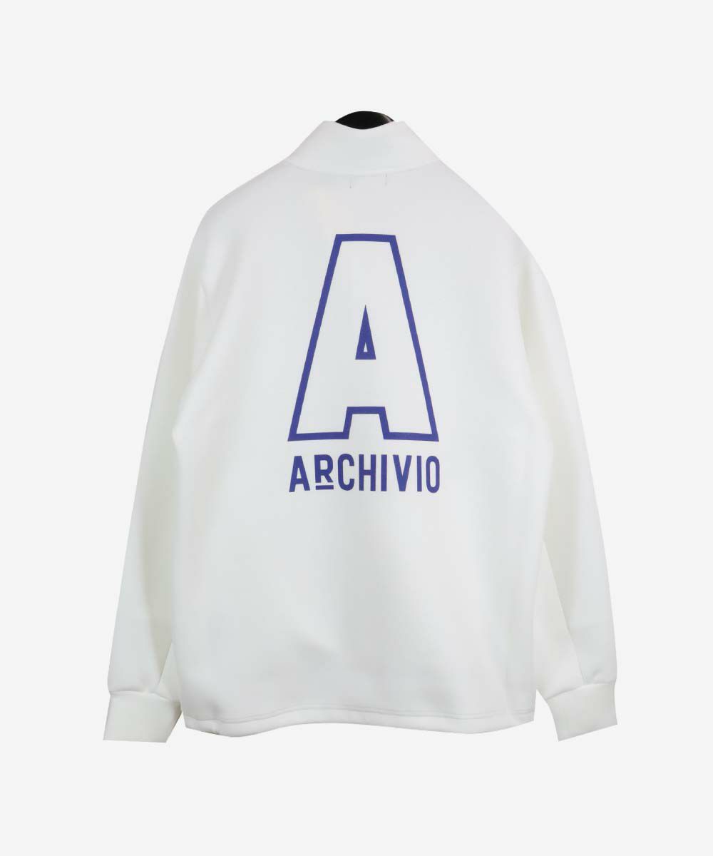 メンズ】 バックロゴハーフジップ長袖プルオーバー|アルチビオ 
