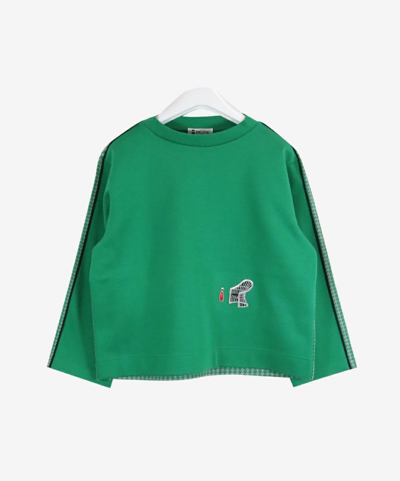 PICONE ハイネックシャツ ネイビー サイズL コットン混長袖ハイネックプルオーバー|スタジオピッコーネ