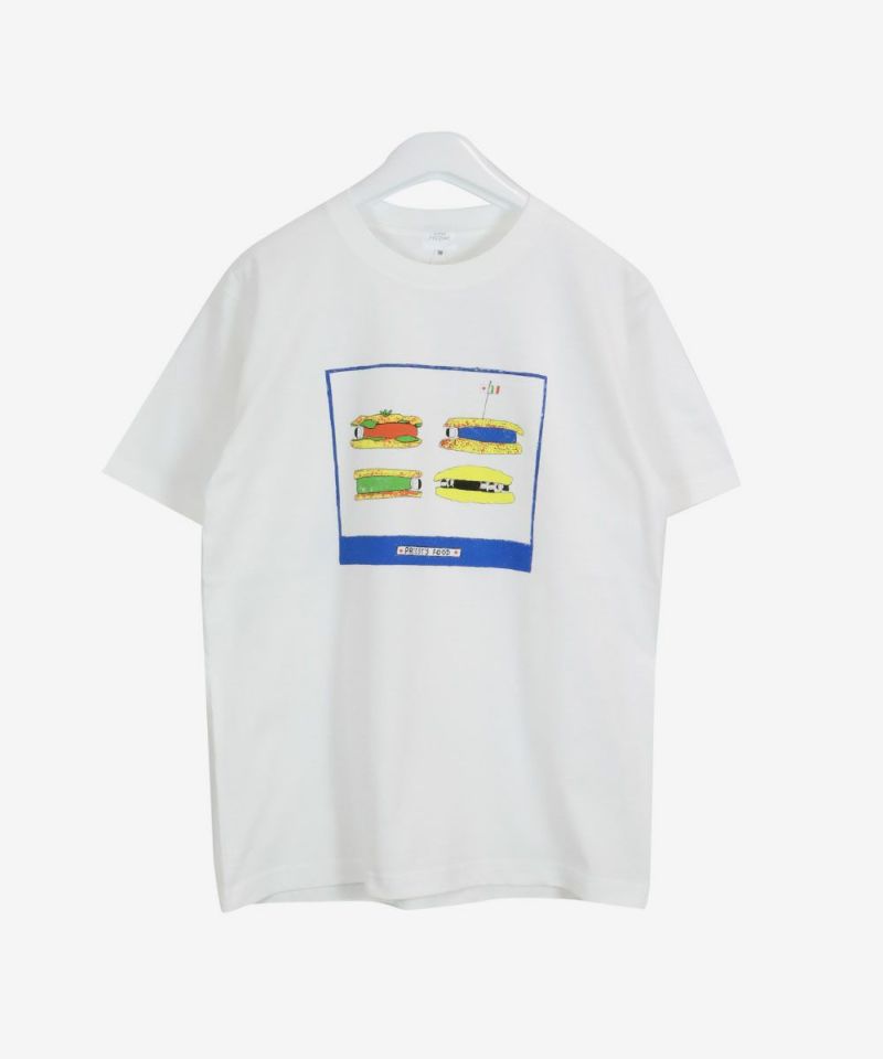 Tシャツ(Hamburger)ホワイト