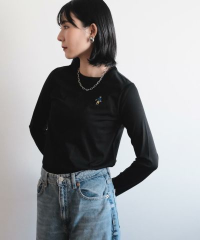 ワンポイント刺繍ロングスリーブTシャツ|カーサピッコーネ