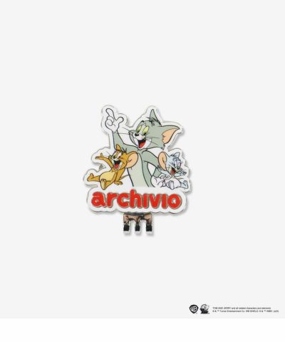 2024春夏　アルチビオ　Tom and jerry コラボ　キャップ　白 2024春夏 アルチビオ Tom and jerry コラボ キャップ 白 - 帽子