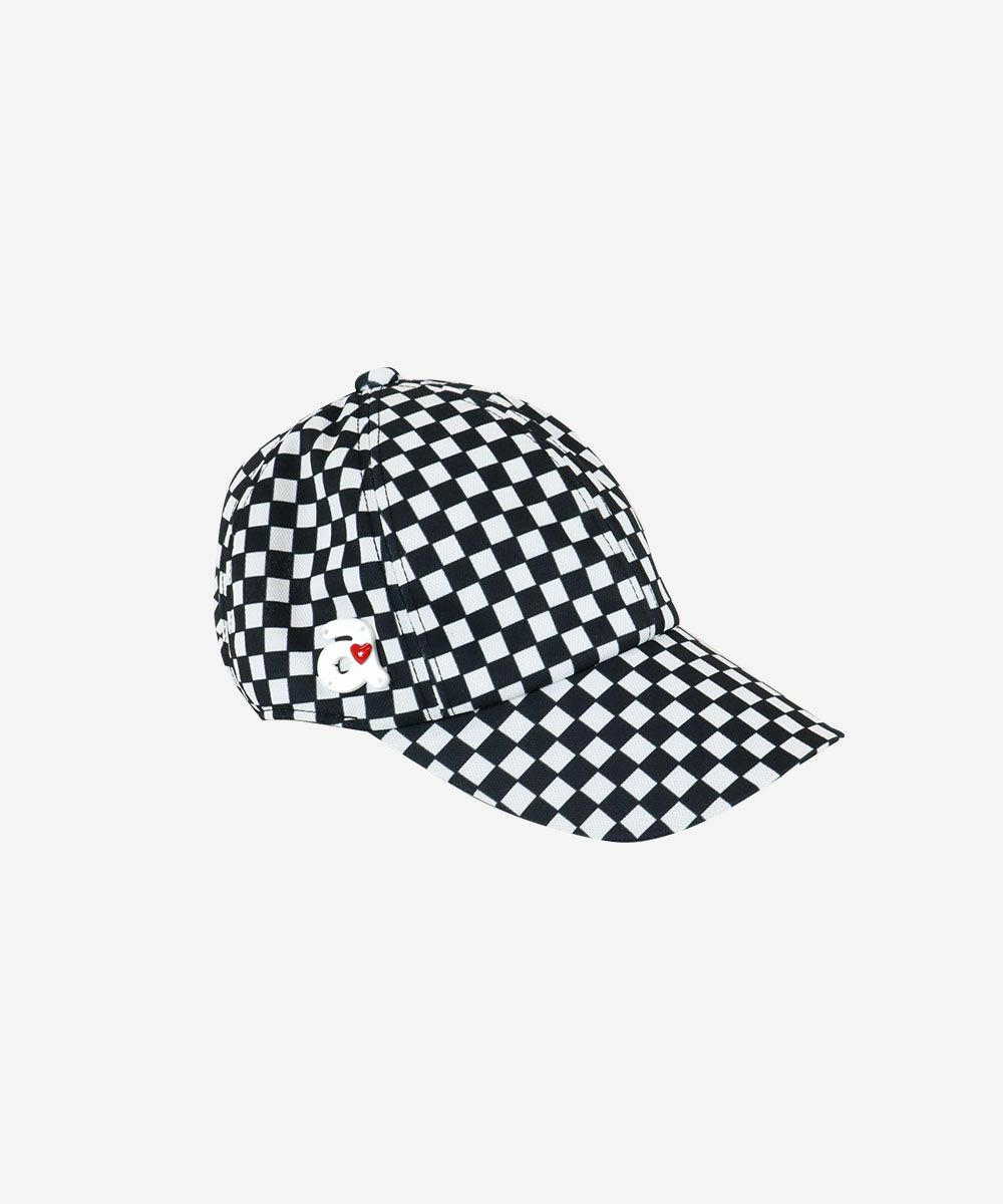 チェッカーフラッグ柄キャップ|アルチビオ - ゴルフウェアや婦人服通販