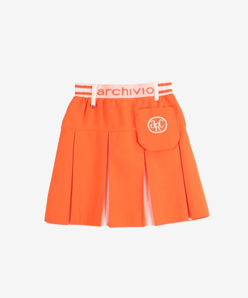 バイカラーニットプリーツスカート|アルチビオ - ゴルフウェアや婦人服通販