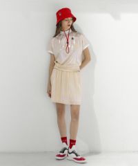 ARCHIVIO アルチビオ インナー付きスカート 総柄 ホワイト系