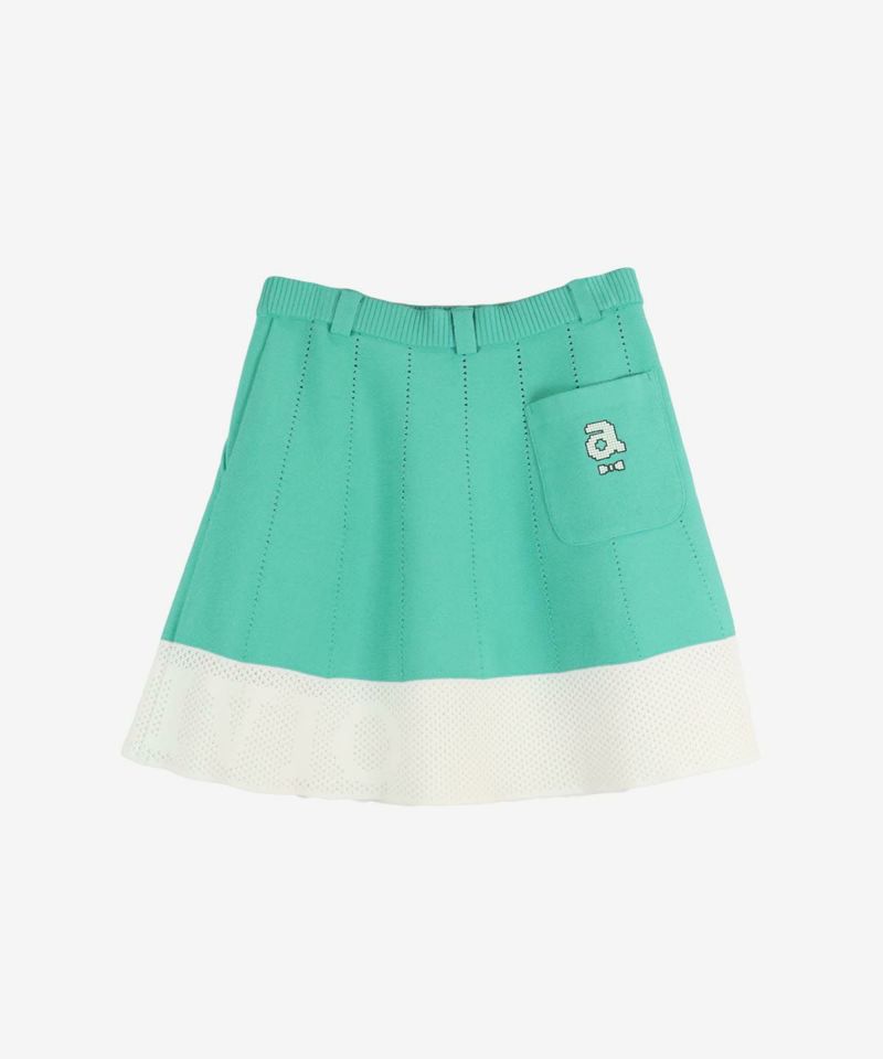 バイカラーフレアニットスカート|アルチビオ - ゴルフウェアや婦人服通販