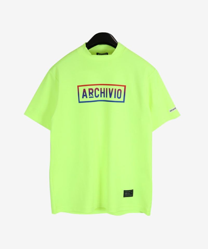 Tシャツ 「MENS」 UV冷感ハイネックプルオーバー 「2024年春夏」 メンズ... L(メンズ:Lサイズ相当) archivio イエロー