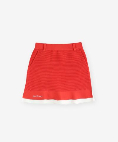 裾フリルニットスカート|アルチビオ - ゴルフウェアや婦人服通販