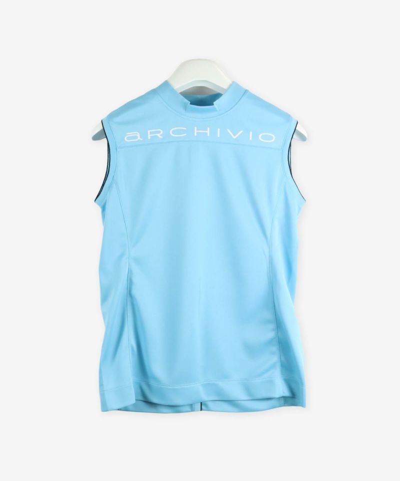 38 ARCHIVIO ブルー　吸汗速乾 UVカット パイピング 38 ARCHIVIO ブルー 吸汗速乾 UVカット パイピング