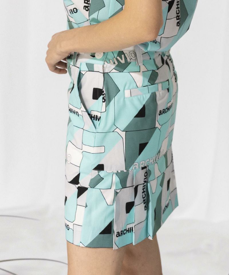 通気撥水バック裾プリーツスカート|アルチビオ - ゴルフウェアや婦人服通販