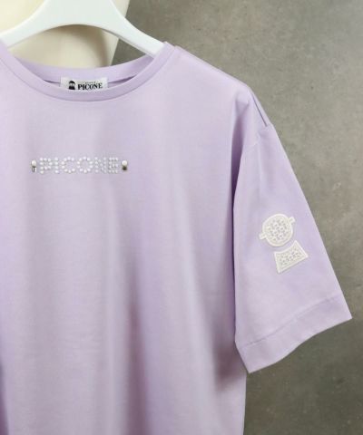 コットン混五分袖プルオーバー