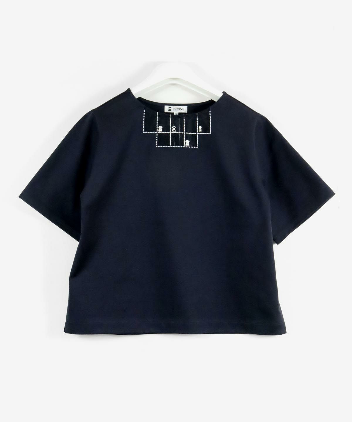 コットン100%チュール刺繍プルオーバー|スタジオピッコーネ - ゴルフ 