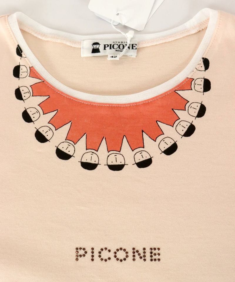 襟元デザイン部分（オレンジ）