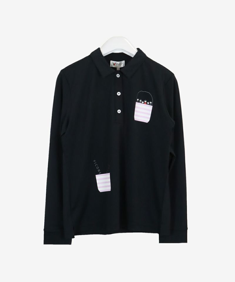 UV速乾長袖ポロシャツ|ピッコーネクラブ - ゴルフウェアや婦人服通販