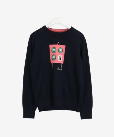 コットン混クルーネックニット|ピッコーネクラブ-アウトレット