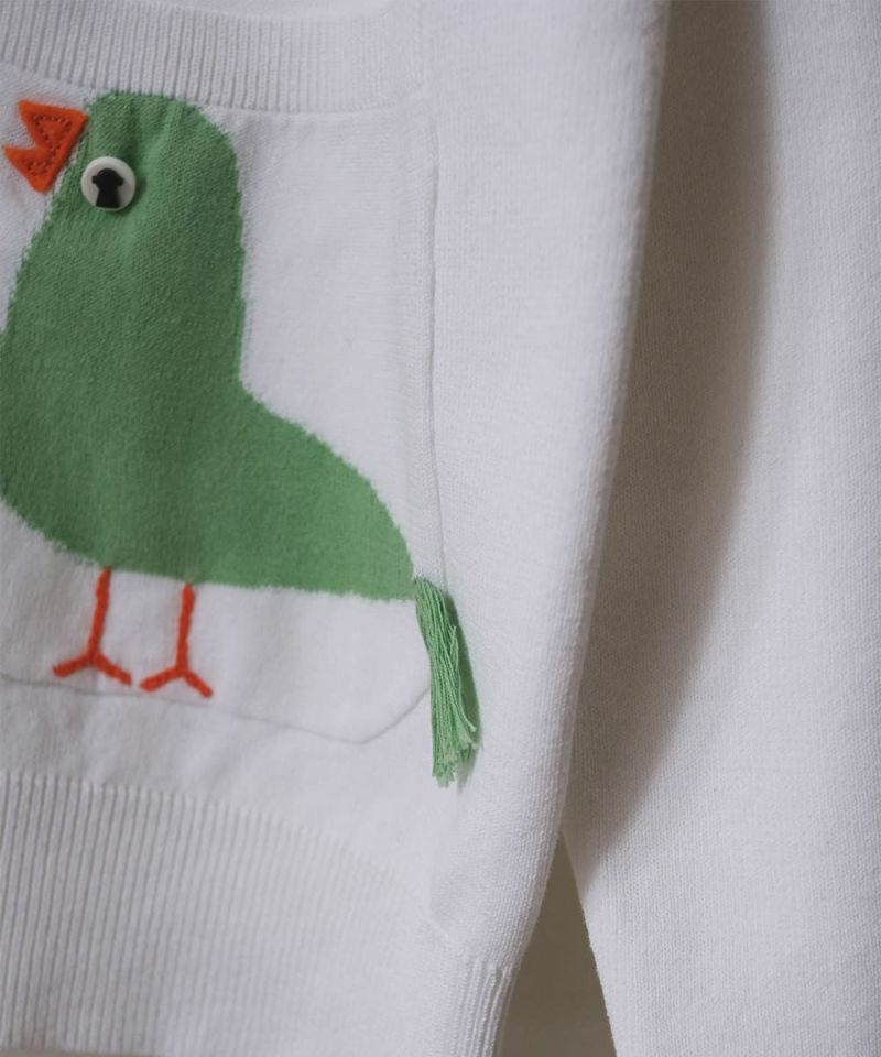 ニットカーディガン（BIRD）|カーサピッコーネ - ゴルフウェアや