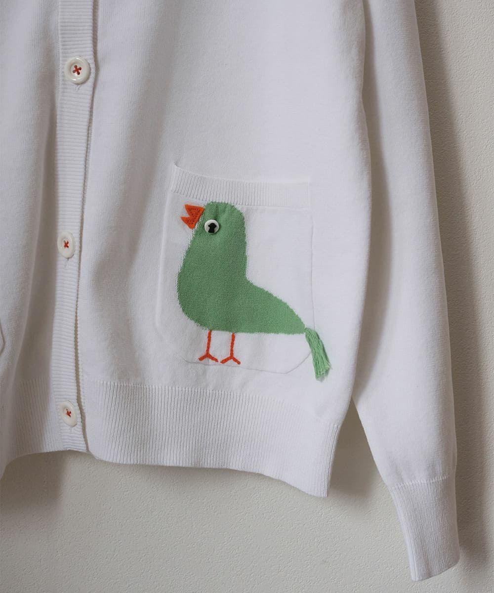 ニットカーディガン（BIRD）|カーサピッコーネ - ゴルフウェアや婦人服通販 