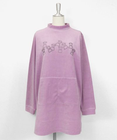吸湿発熱チュニック丈長袖プルオーバー|ピッコーネクラブ