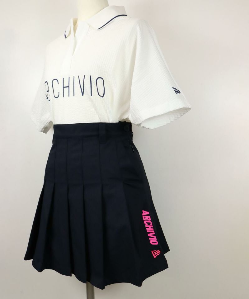 アルチビオ×ニューエラ コラボレーション　ポロシャツ ゴルフウェア 黒 103305-1-
