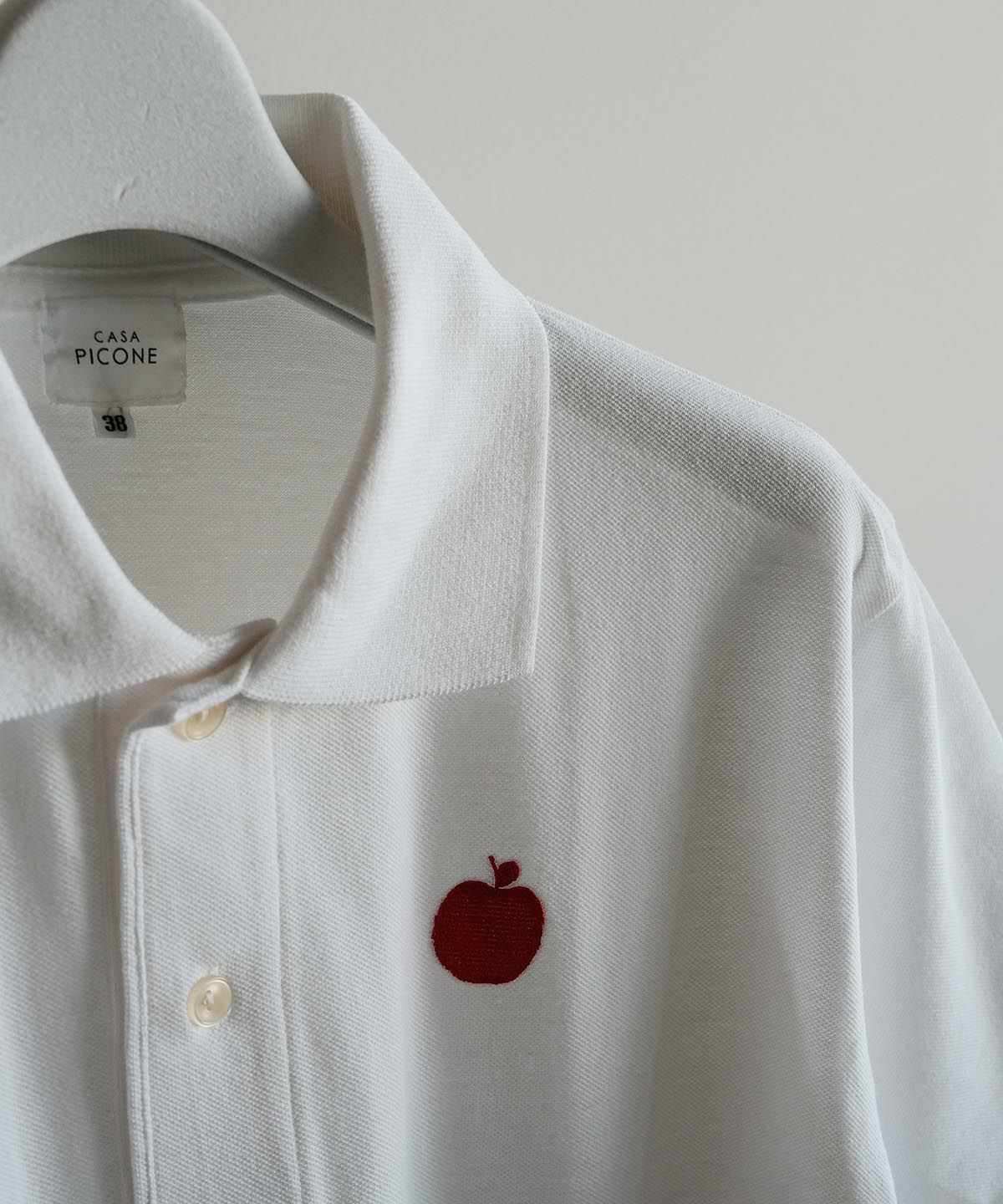 りんご刺繍カノコポロシャツ|カーサピッコーネ - ゴルフウェアや婦人服通販