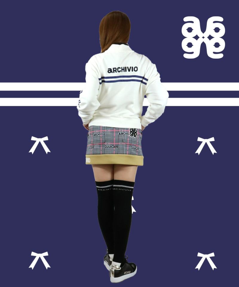 コットン裏毛リボンブルゾン|アルチビオ - ゴルフウェアや婦人服通販